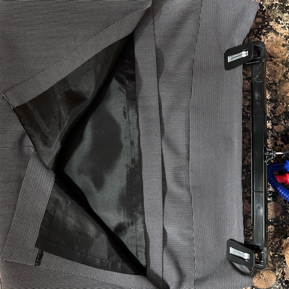 Worthington Charcoal Lined Pencil Skirt - Picture 3 of 4